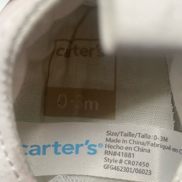 Carter's Baby Shoes Set - Pink, Gold, and White - Picture 7 of 7